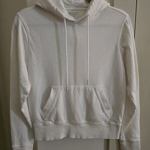 Athleta White Pullover Hoodie
